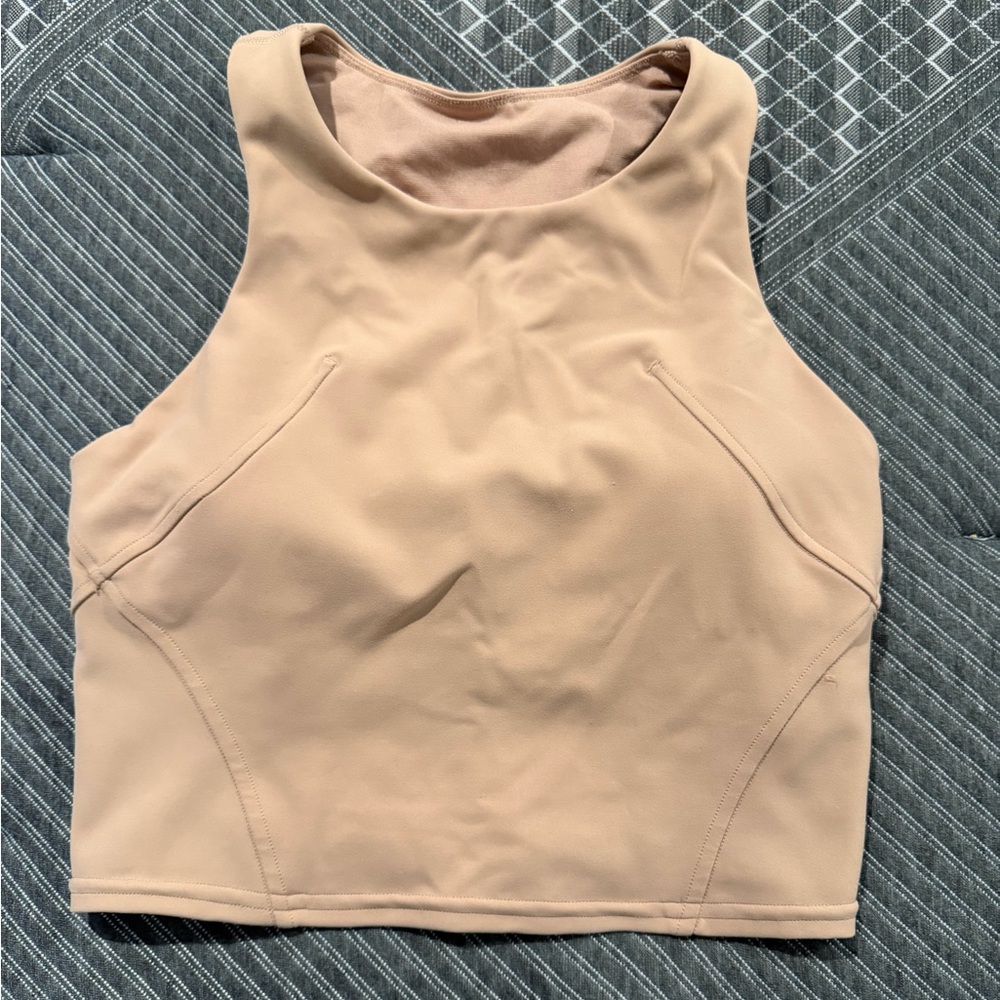 lululemon athletica Tan Crop Top